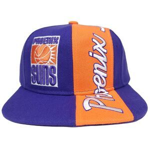 Phoenix Suns Mitchell & Ness NBA‎ Snapback Hat Cap Multiple Logos Purple NWT